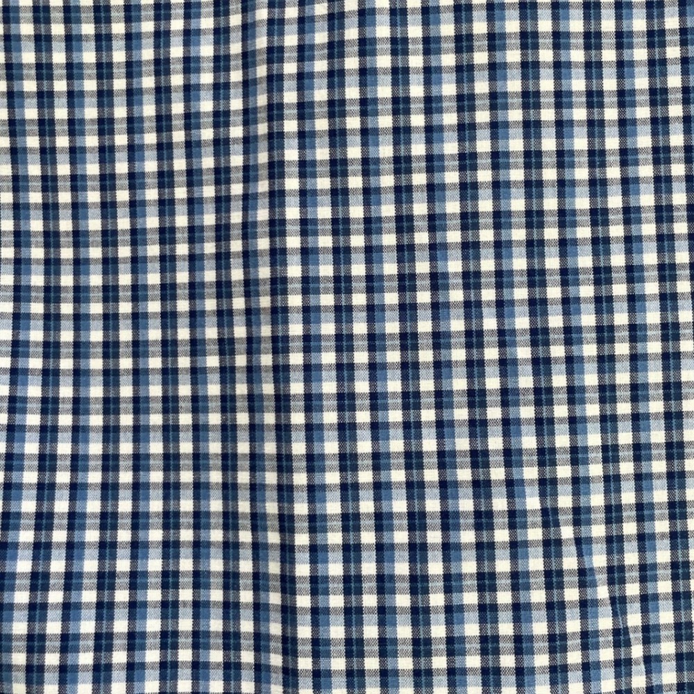 Ralph Lauren Mens Classic Fit Gingham Button Down Shirt Blue Size 17.5 34/35 - Picture 7 of 12